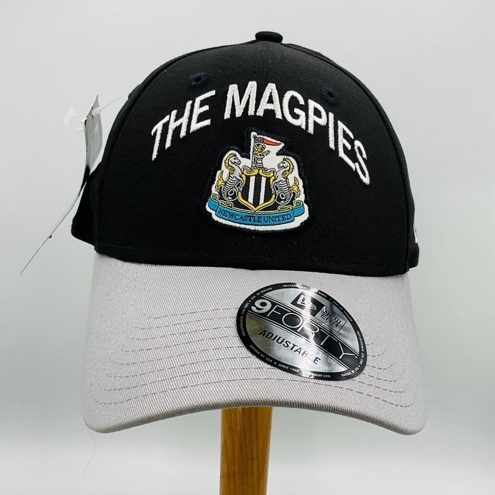 Newcastle United Hat Magpies Football NUFC Embroidery Soccer Cap Black New Era